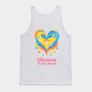 Ukraine in my Heart Tank Top